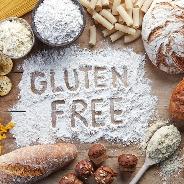 Gluten,Free,Food.,Various,Pasta,,Bread,,Snacks,And,Flour,On